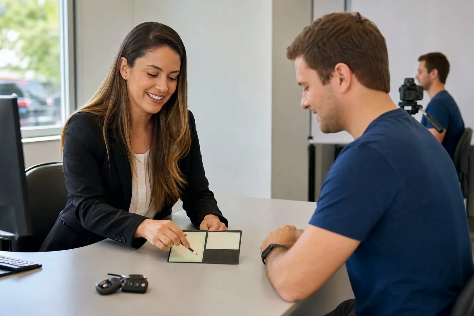 Despachante em Salto ajudando cliente na renovação da CNH.